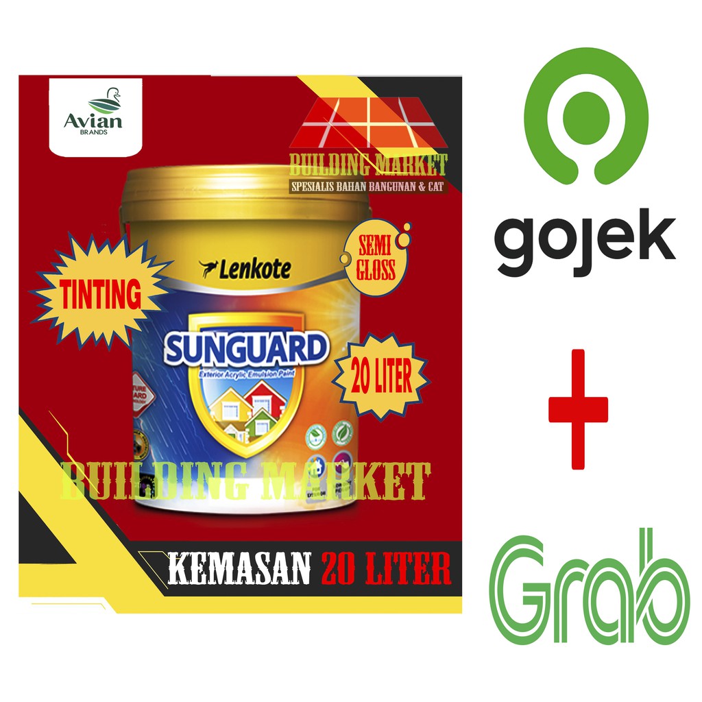 CAT AVIAN BRANDS CAT TEMBOK TINTING LENKOTE SUNGUARD EXTERIOR 20 LITER