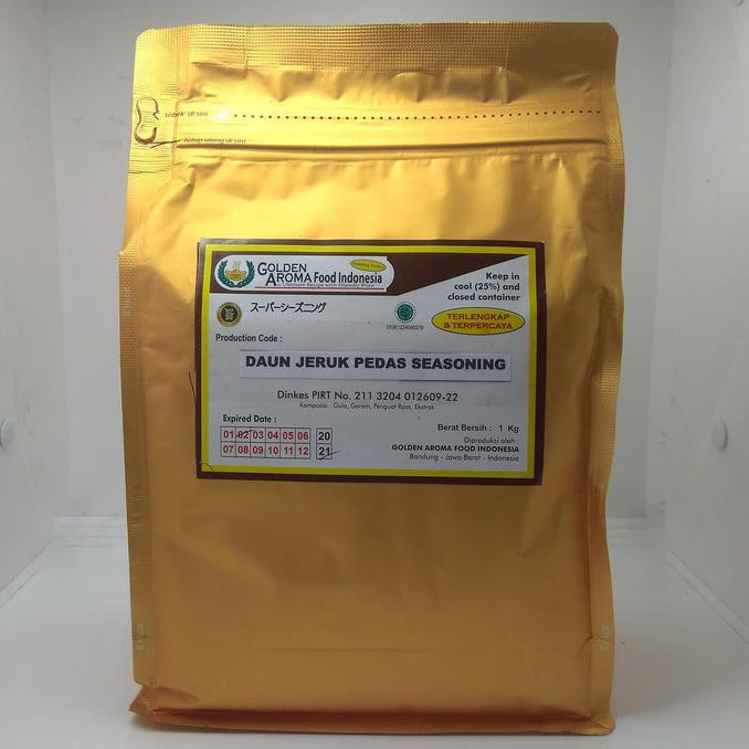 

Buruan Serbu] Bumbu Tabur 1 Kg Rasa Daun Jeruk Pedas, Halal, Kemasan Alu Zip Lock