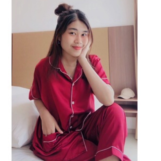 PIYAMA SATIN SILK | BAJU TIDUR MURAH