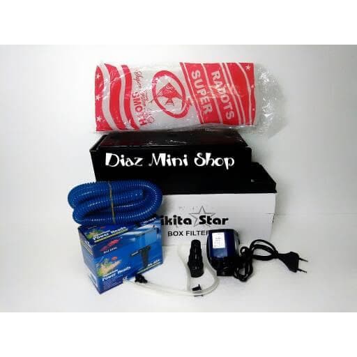 paket filter aquarium full set murah