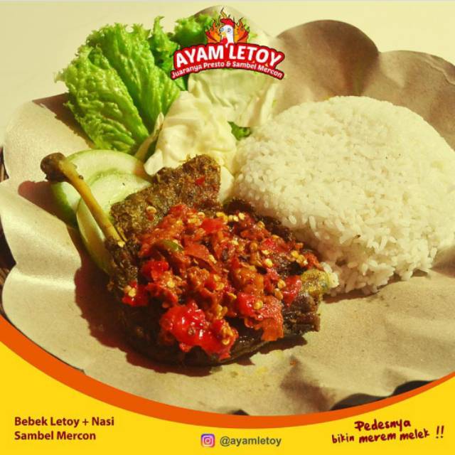 

Paket Nasi Bebek Letoy