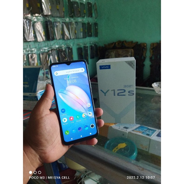 vivo y12s 2021 ram 3/32 noken mulus fulset seken rasa baru