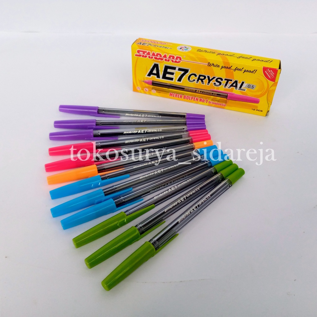 

PULPEN STANDARD AE7 CRYSTAL 0.5 (PACK) / BOLPEN STANDARD AE7 CRYSTAL ORIGINAL / BALLPOINT STANDARD