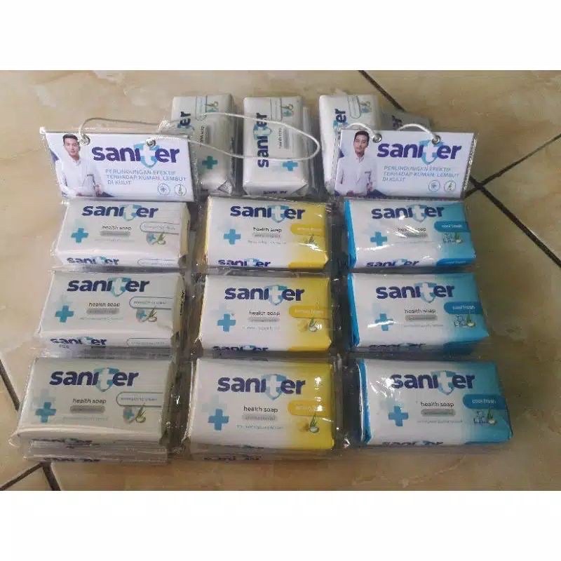 Saniter Health Soap Antibacterial 105gr Bar Soap Sabun Batang - 1pcs