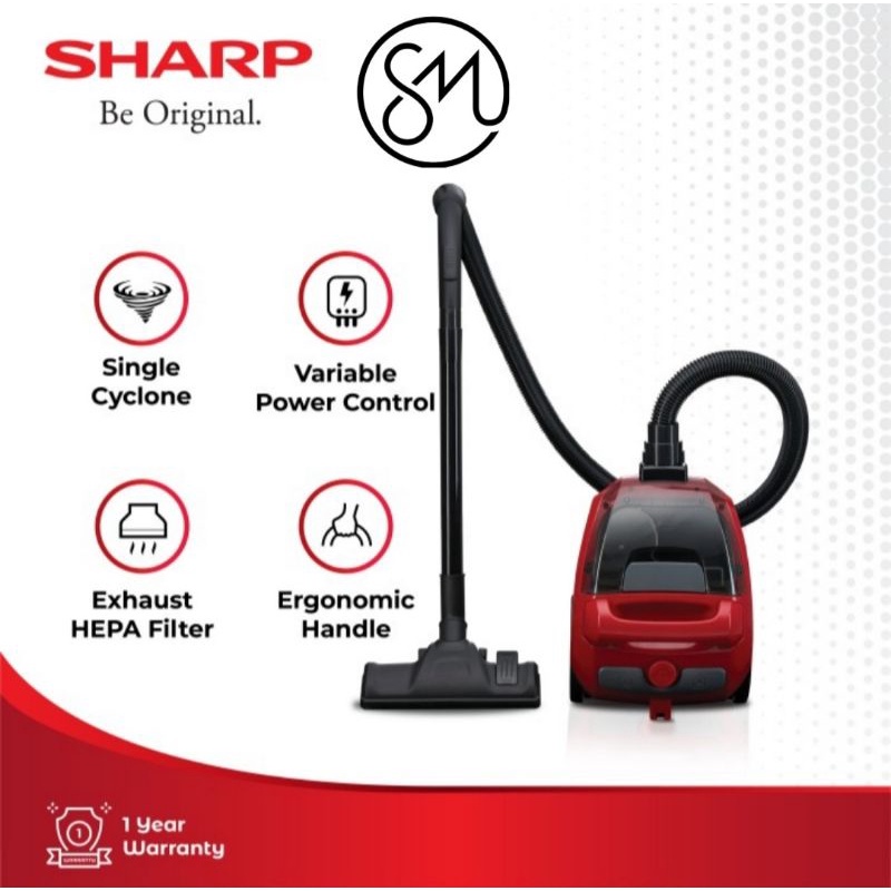 Vacuum Cleaner Sharp EC-NS18-BK / RD