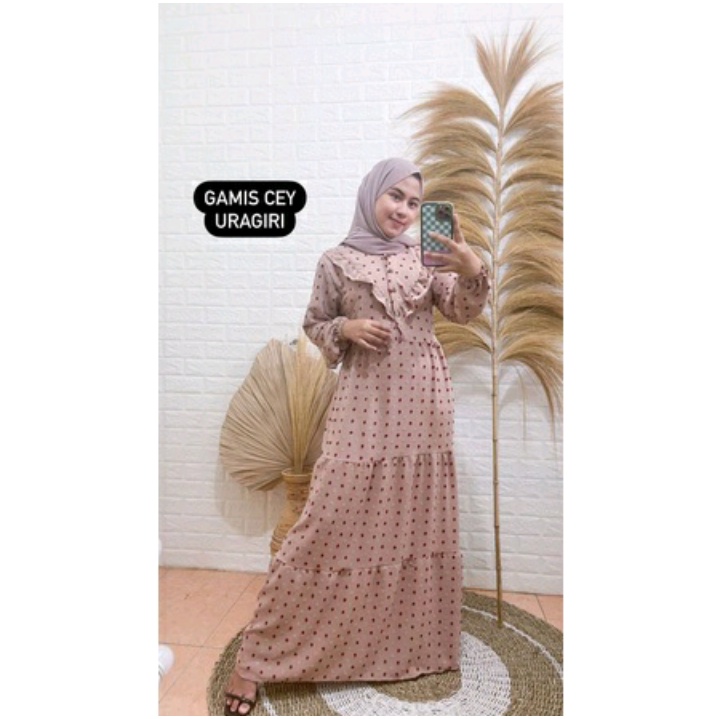 Gamis Rubi Uragiri Two Tone Renda