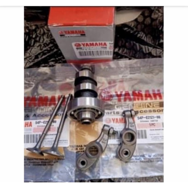 PAKET NOKEN AS KLEP SET PLATUK KLEP MIO J SOUL GT 155 FINO115 YAMAHA 54P