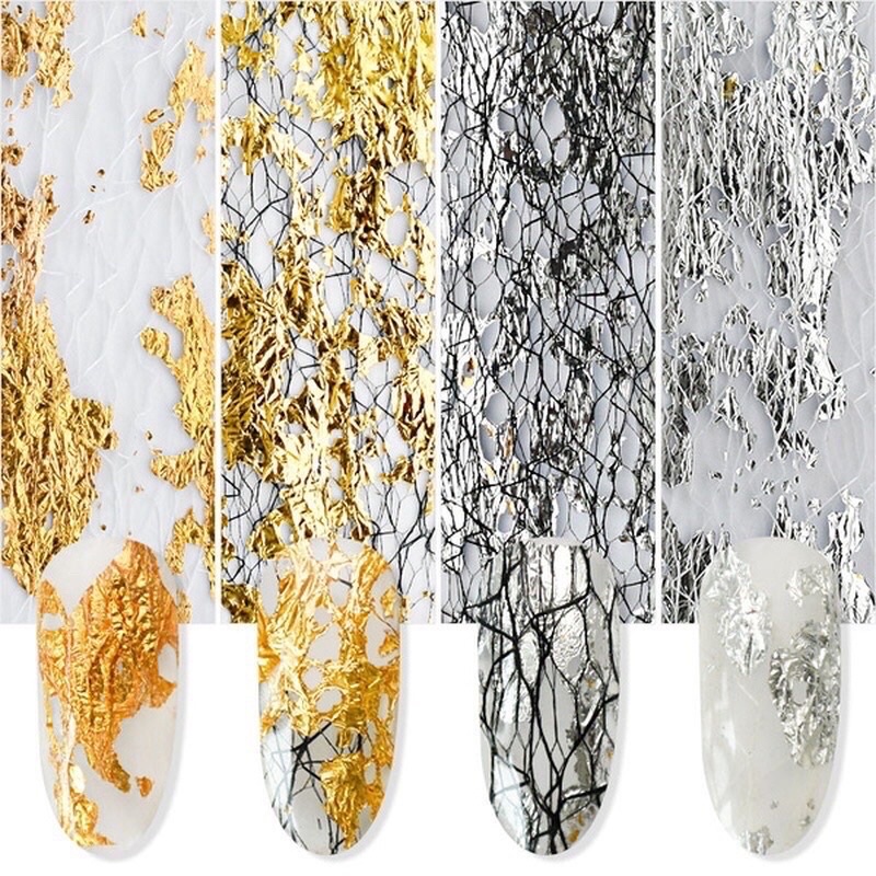 Hiasan Kuku Nail Art Serat Foil