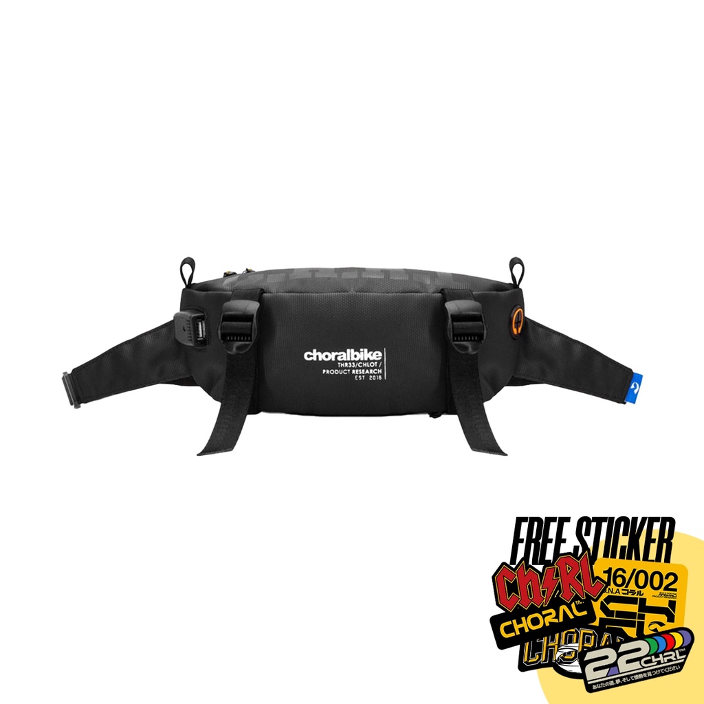 tas sepeda WATER RESISTANT | NICO 1.0 - CHORAL ORIGINAL | FREE RAIN COVER | tas sepeda lipat aksesor