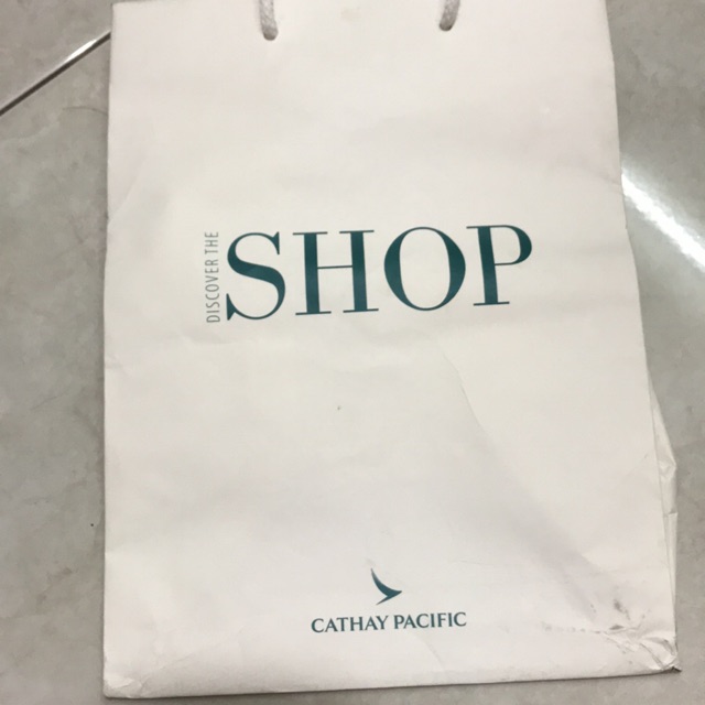 

Paper bag tas luxurious flight Cathay Pacific
