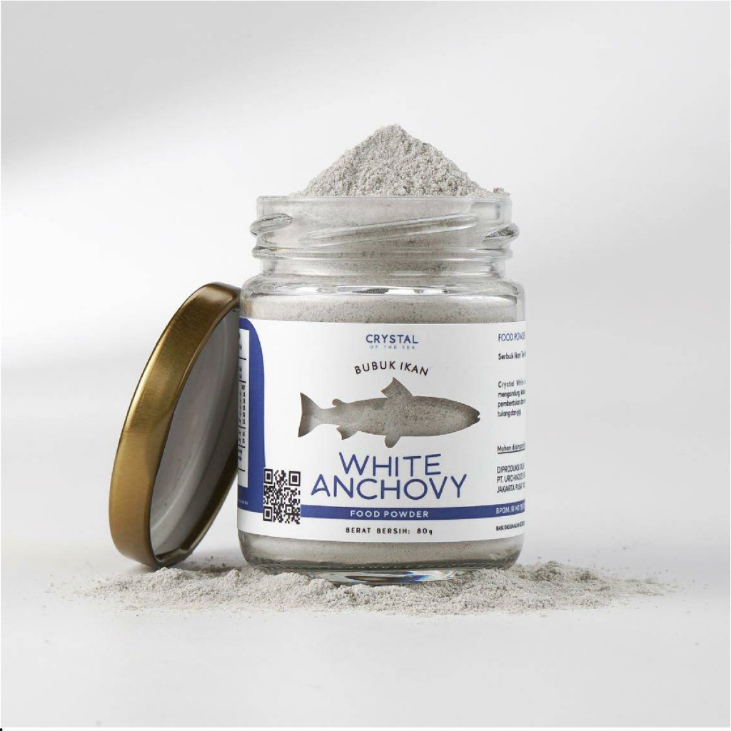 

White Anchovy Food Powder 80gr Crystal Of The Sea