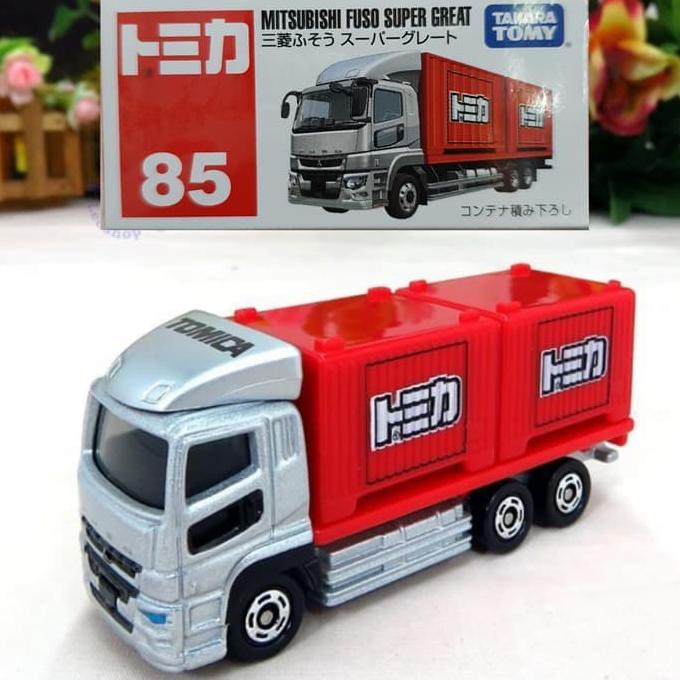 HOT SALE Tomica 85 Mitsubishi Fuso Super Great Miniatur Truck Container Terjarmin