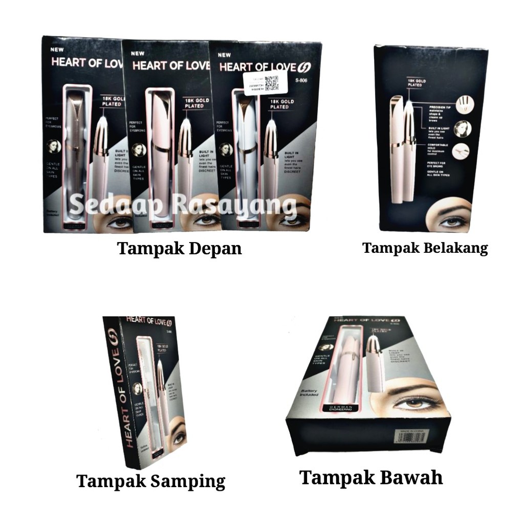 Pencukur Alis Flawless Brows Finishing Touch