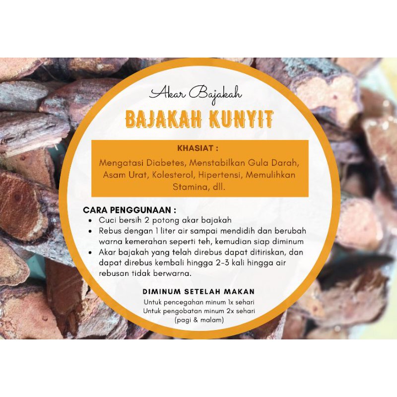 

Akar Bajakah Kunyit (Untuk Diabetes)