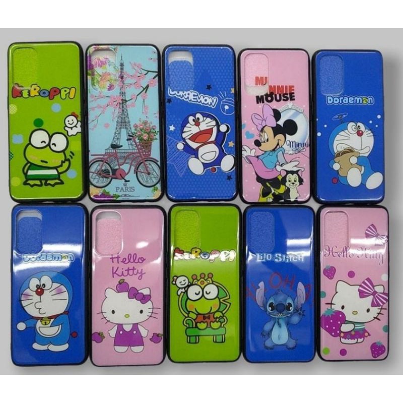 CASE MOTIF KARTUN UNTUK OPPO A3S A5S A12 A71 A83 VIVO Y91 Y91C Y20 Y12S Y81 Y71 REDMI NOTE 5A 5 5Plus REALME 5 C2 C3 C11 C21 C25 INFINIX SMART 5 HOT 9PLAY