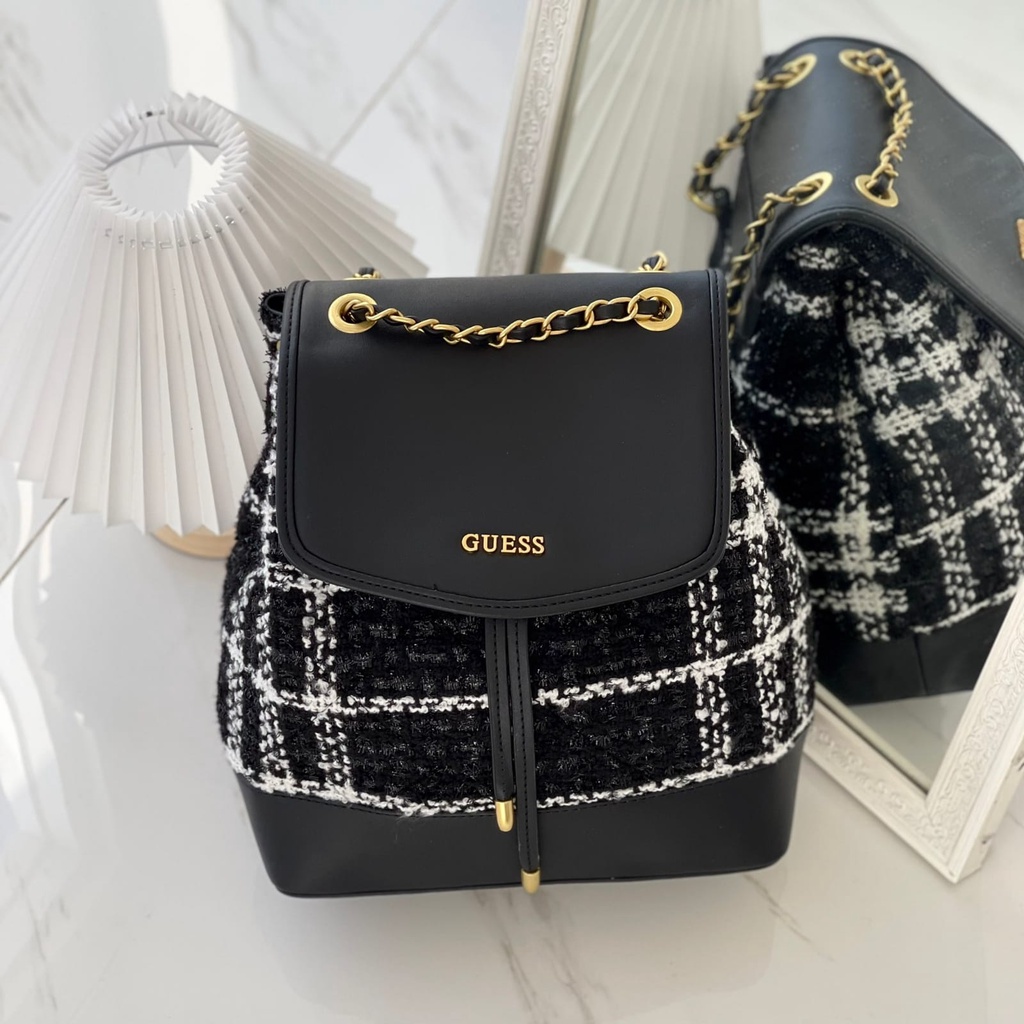 TAS WANITA GB-3535 TWEED BACKPACK