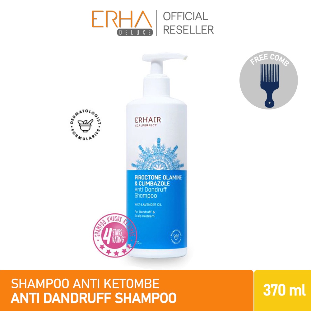 ERHAIR Shampoo Ketombe ERHA Scalp Scalperfect 370 ml - Anti Ketombe dan Seboroik