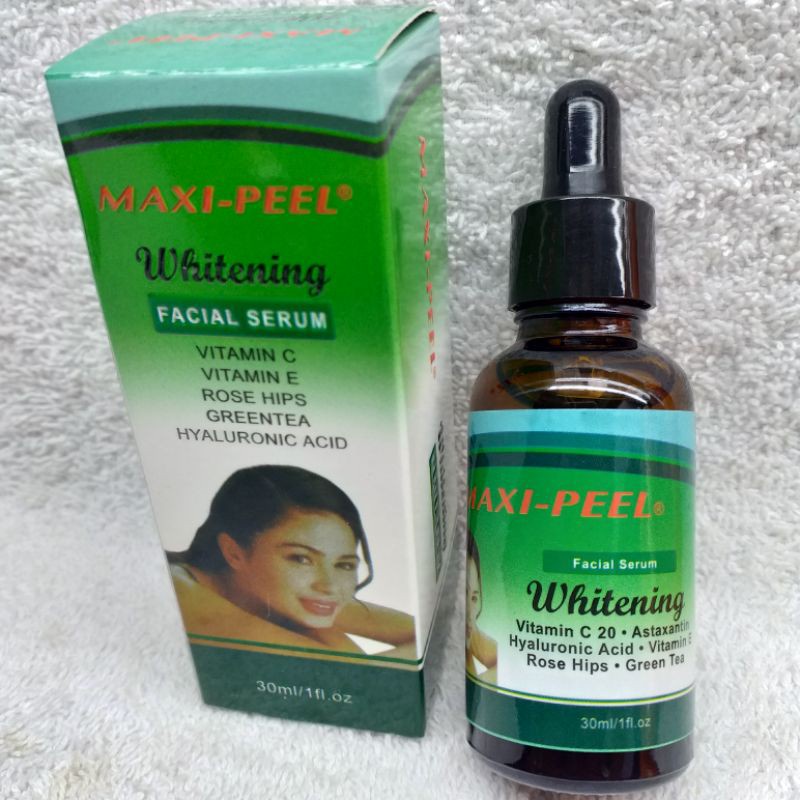SERUM MAXIPEEL MAXI-PEEL WHITENING FACIAL SERUM WAJAH ORIGINAL ASLI PREMIUM