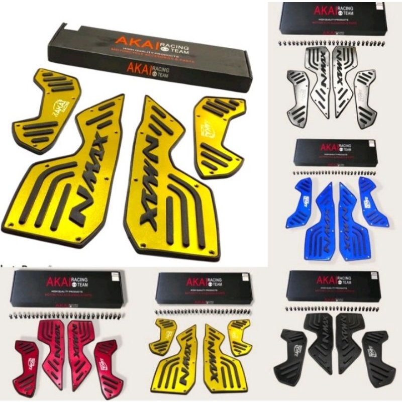 INJAKAN PLAT BORDRES NMAX NEW 2020/2021/2022 AKAI RACING/MBK/FASTBIKES