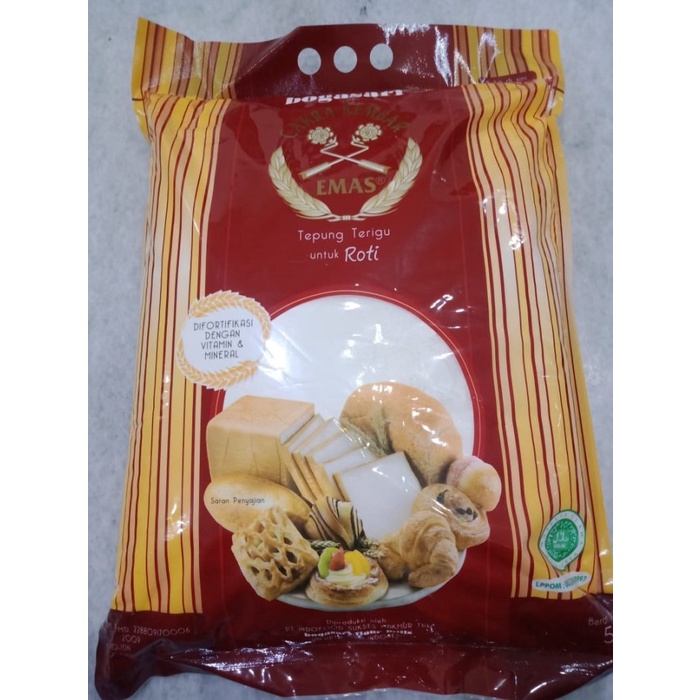 

Ds501D0 Tepung Cakra Kembar Emas Roti 1 Kg Gr0B1