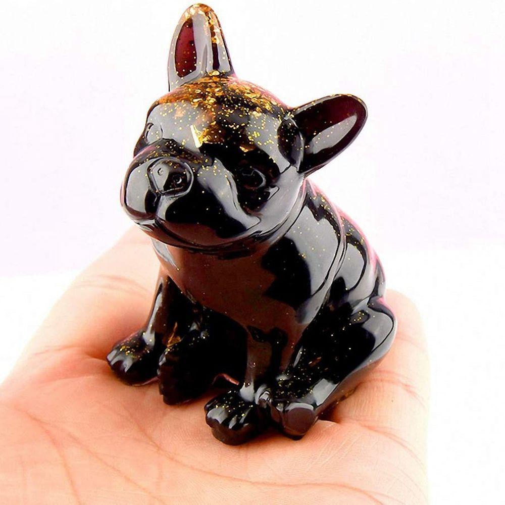 [Elegan] French Bulldog Cetakan Lucu DIY Untuk Dekorasi Kue Pembuatan Sabun Perhiasan Kalung Plester Kucing Anjing Resin Casting Cetakan