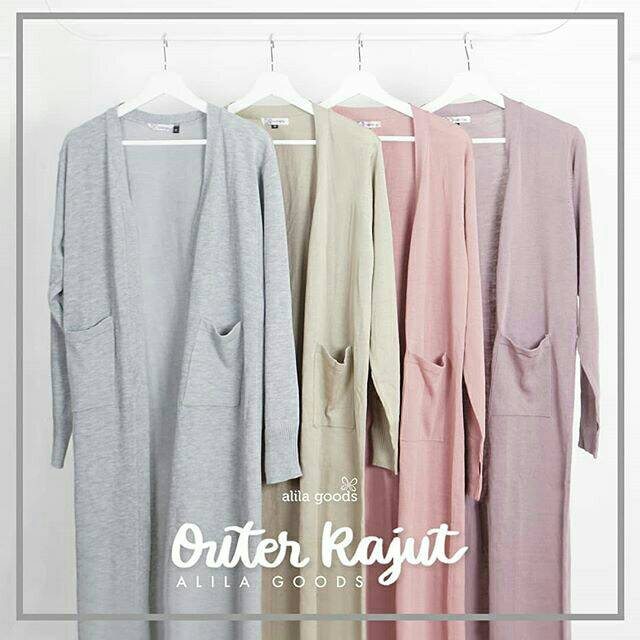 Outer Rajut Alila / Long Cardigan / Cardigan Alila / Outer Syar'i