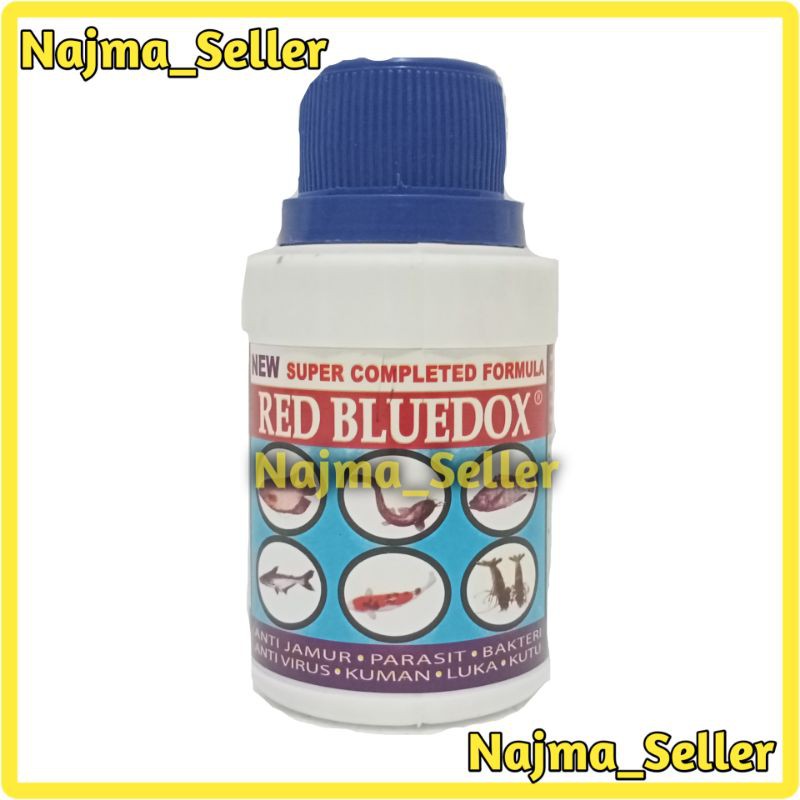 Red bluedox 125ml Obat ikan anti  jamur  bakteri kuman 