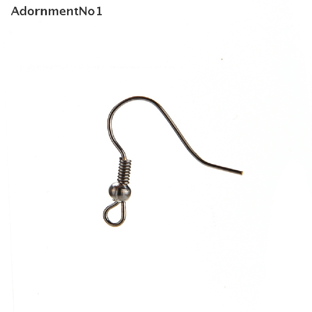 (AdornmentNo1) 100pcs / Set Kait Anting Lapis Silver Untuk Membuat Perhiasan, Ada 4 Warna