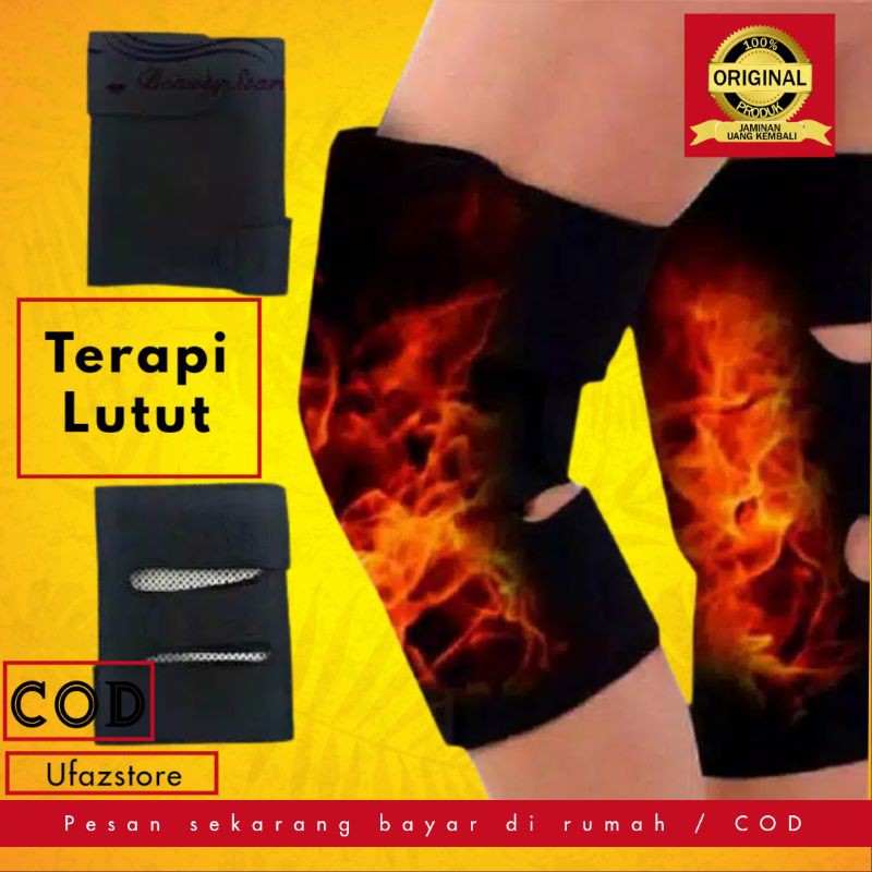 [ORIGINAL PRODUK 100%] DEKER LUTUT TERAPI KESEHATAN Deker Lutut MAGHNETIC THERAPY SHELF HEATING