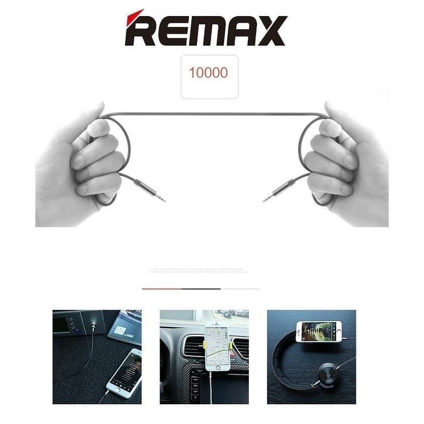 REMAX Aux Audio Kabel 2 Meter RL-L200 Cable 3.5mm Jack 100% ORIGINAL