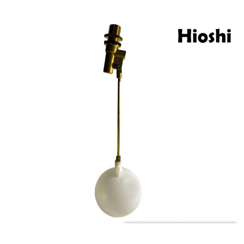 Pelampung Bola Kuningan merk Hioshi/pelampung bola hioshi 1/2/asli kuningan/otomatis tandon kran