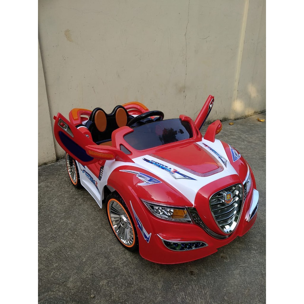 Mainan Mobil Anak aki pmb2028 Jaguar Red White  - Jual Mainan Anak