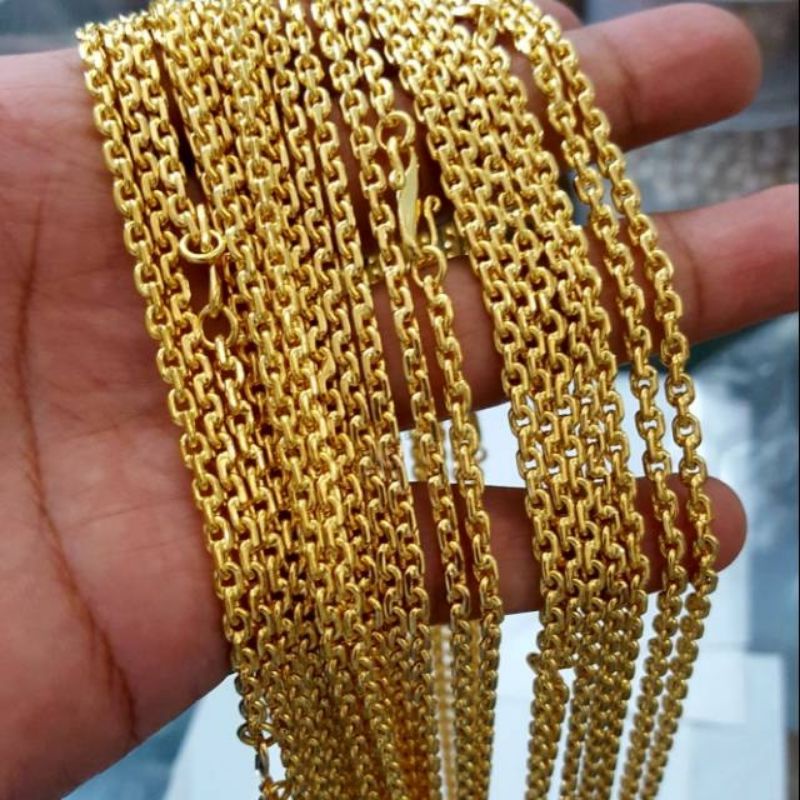 KALUNG PERAK RANTAI MEDAN PERAK SILVER / GOLD