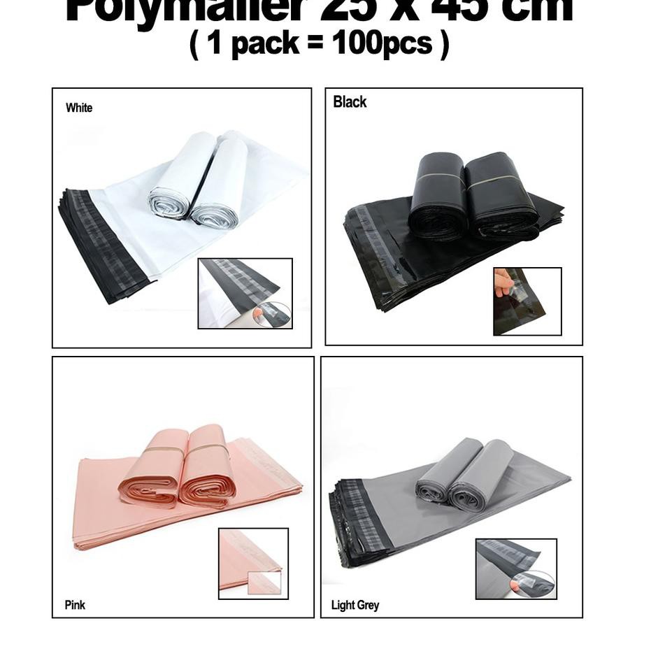 

Big Sale 09HQP 25 x 45cm Polymailer Polybag Kantong Amplop Plastik Packing (Isi 100) D34 Harga Murah