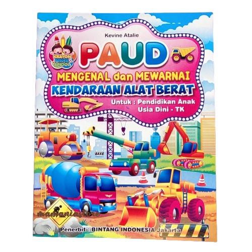 Buku Menggambar & Mewarnai Anak Paud TK Buku Belajar Anak Menggambar Dan Mewarnai Buku Anak Anak Men