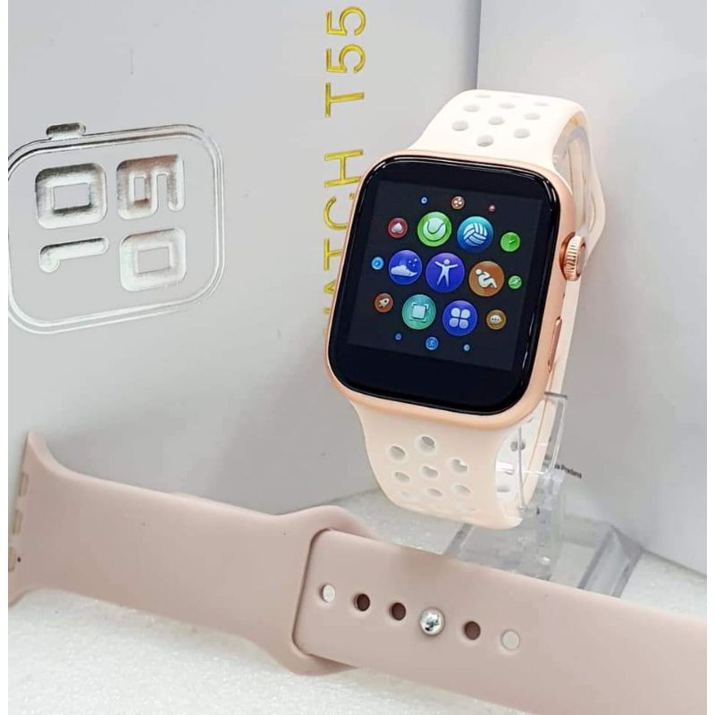 JAM TANGAN RUBBER SMART WATCH T55 SESUAI FTO
