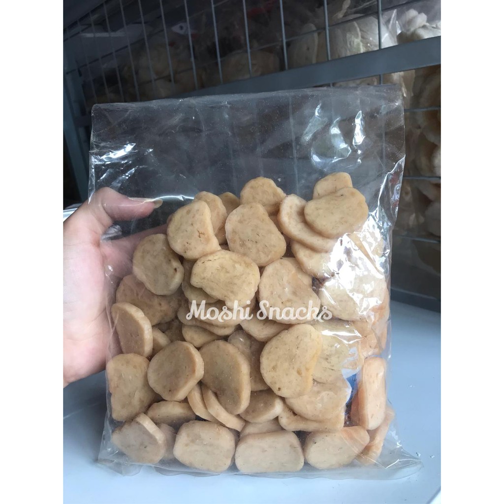 

Kerupuk Kemplang Mentah Udang (Bulat Kecil) 500gr Asli Bangka