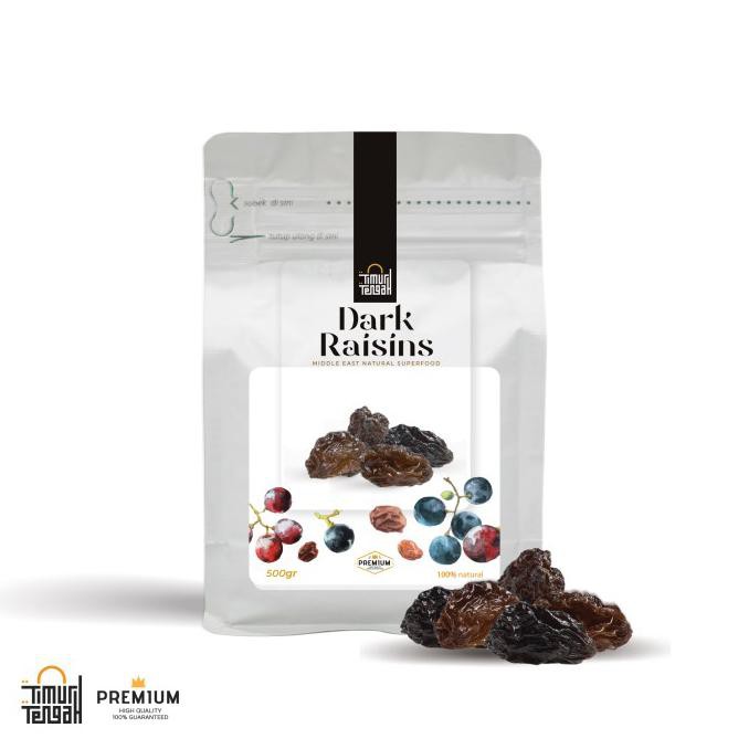 

SAYUR & BUAH KISMIS HITAM DARK RAISINS TIMUR TENGAH PREMIUM HIGH QUALITY MAKANAN & MINUMAN