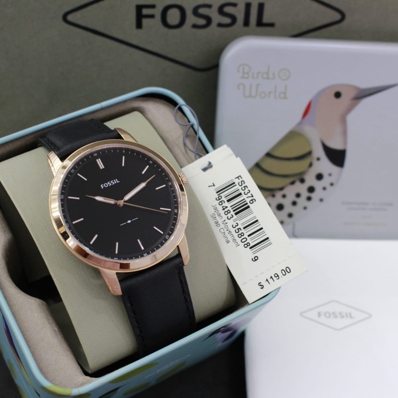[READY STOCK] JAM TANGAN PRIA FOSSIL THE MINIMALIST SERIES FS5376 ORIGINAL BERGARANSI