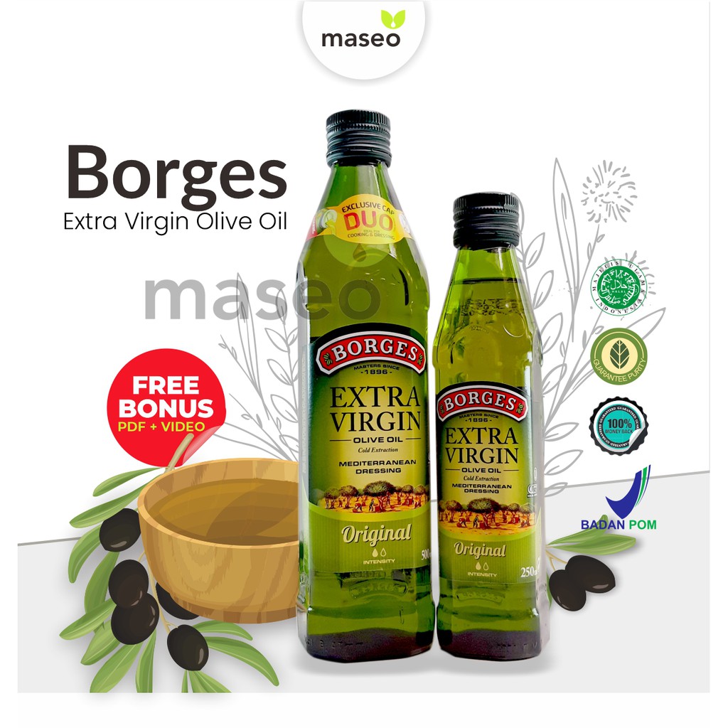 Jual Original Borges Extra Virgin Olive Oil Minyak Zaitun Diet Kolesterol Diabetes Pencernaan Jantung Indonesia Shopee Indonesia