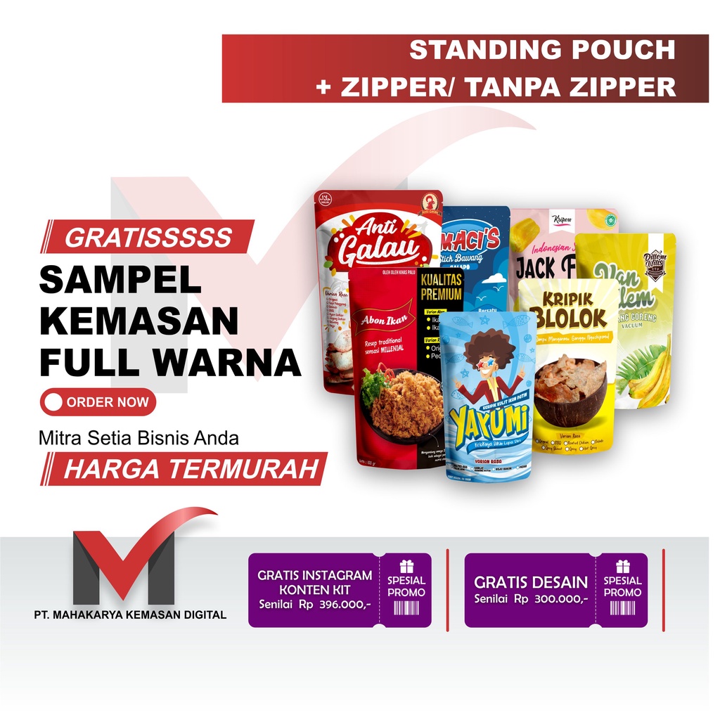 CETAK KEMASAN STANDING POUCH FULL PRINT (SAMPEL)