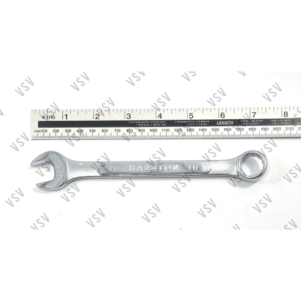 HASSTON Kunci Ring Pas 16mm Combination Wrench 16mm Ringpas 16mm Spanner