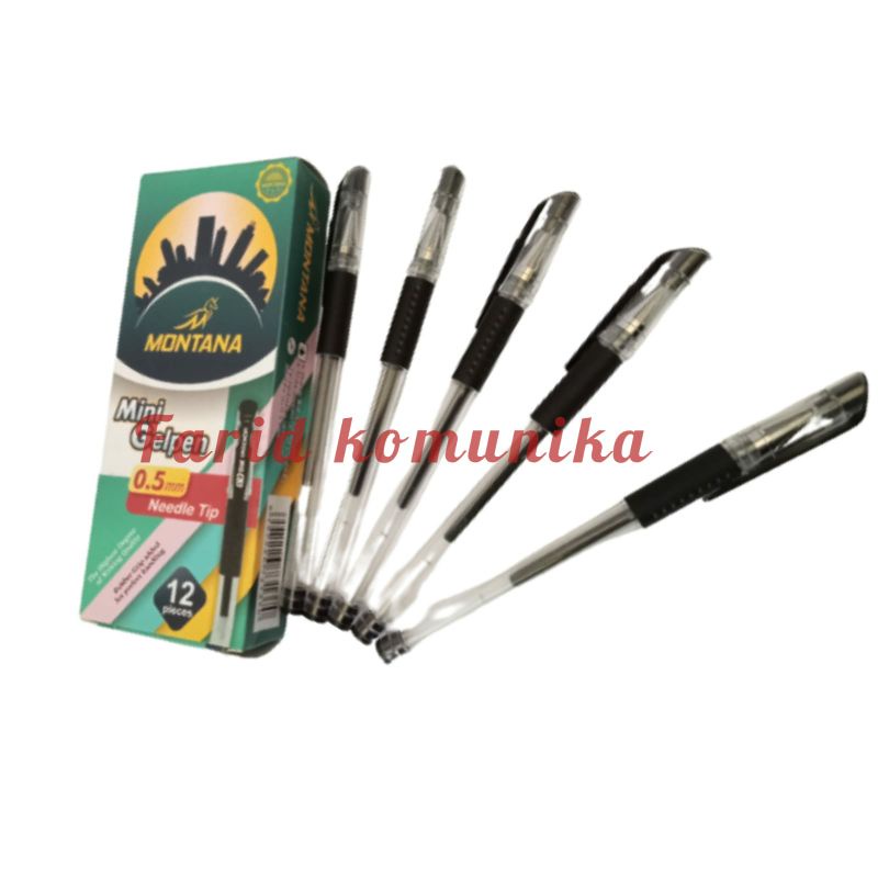 

[HUSNA COLLECTION] PULPEN MINI GELPEN HITAM / Pulpen Gel Murah