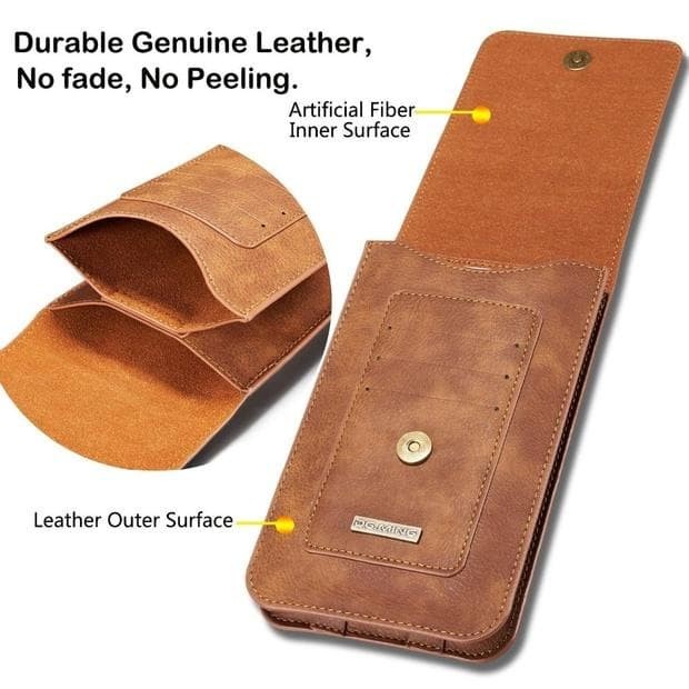 SAMSUNG NOTE 9 HOLSTER LEATHER CLIP BELT POUCH WALLET COVER SARUNG