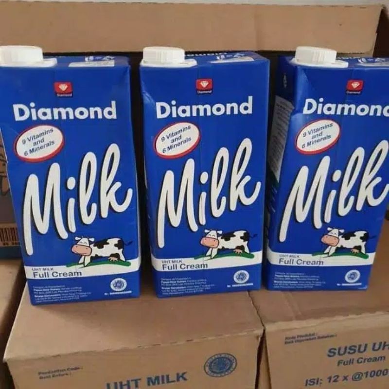 Jual DIAMOND UHT MILK / SUSU DIAMOND 1 LITER Indonesia|Shopee Indonesia