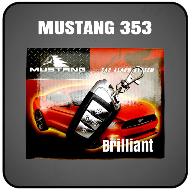 Alarm Mobil Universal - MUSTANG - Type Remote dan Kunci