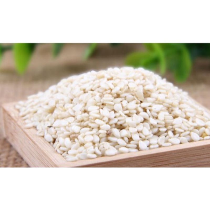 

WIJEN PUTIH 100gr KUALITAS EKSPOR (White Sesame Seeds)