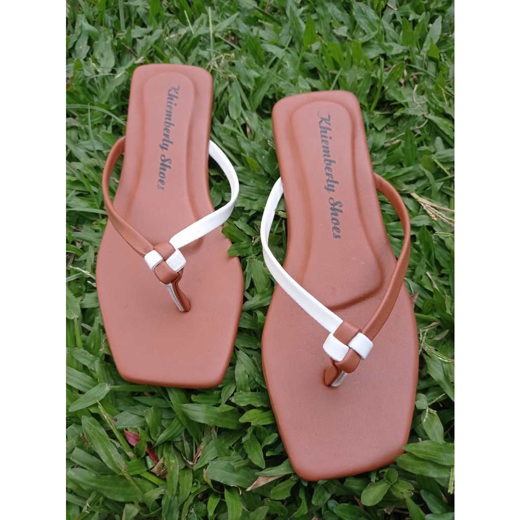 SANDAL FLIP FLOP WANITA TALI KETUPAT  AL 48