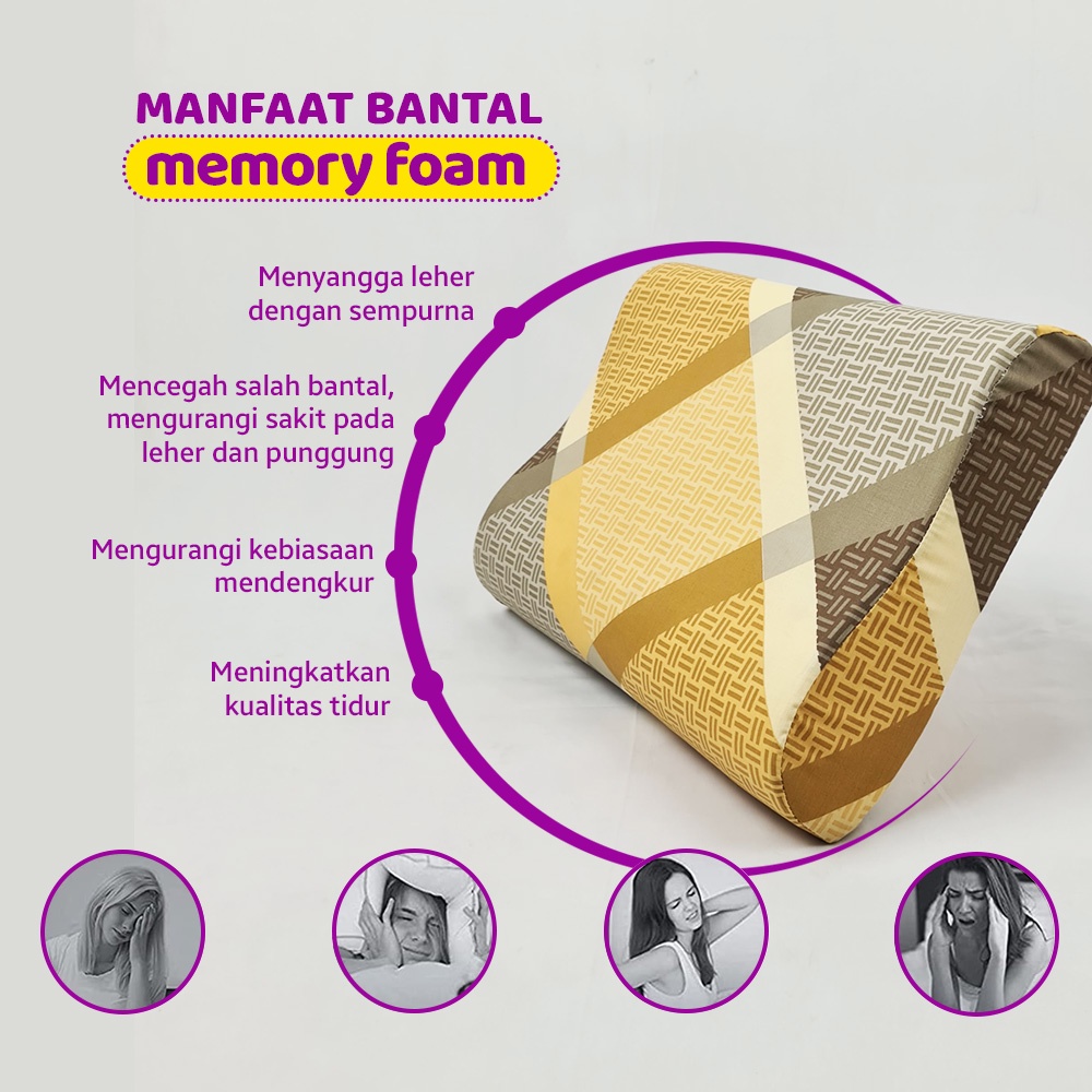 Pillow contour Memory foam / Bantal tidur memory foam