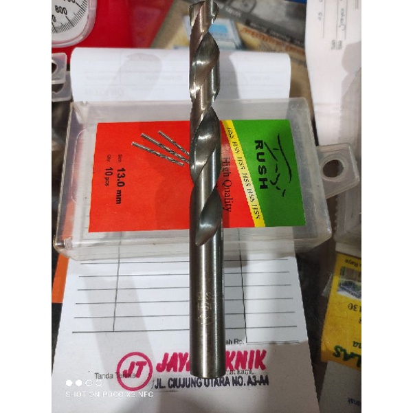 mata bor besi dan kayu 13.0 mm harga satuan/pc